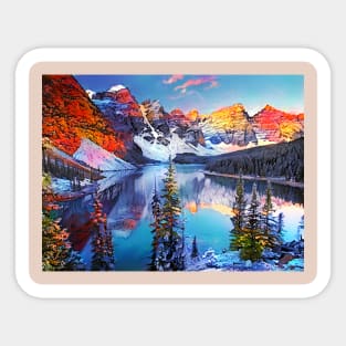 Banff National Park, Rockies Sticker